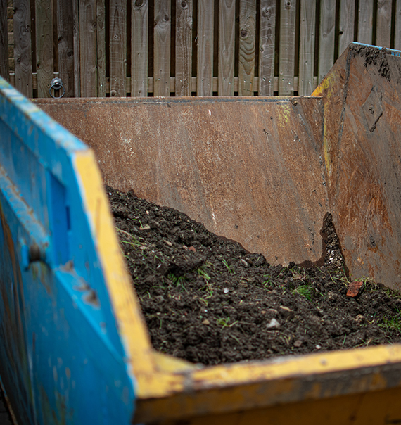 2-yard mini skip for garden clearances and DIY in Mirfield